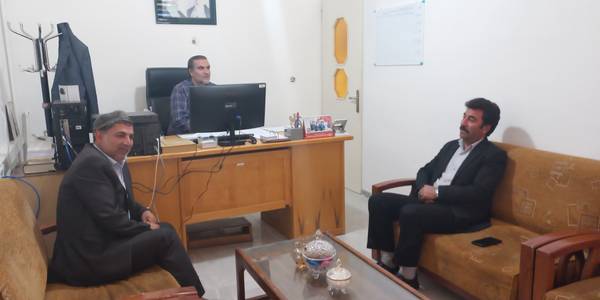 دیدار شورای اسلامی شهر زاویه با بخشدار بخش زاویه