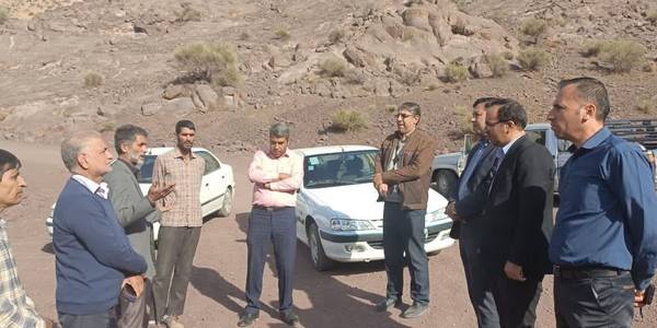 بازدید اتابکی فرماندار شهرستان از روستای ابره_در