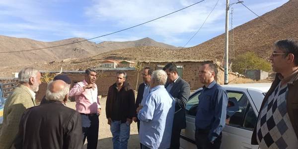 بازدید اتابکی فرماندار شهرستان از روستای #سرابادان