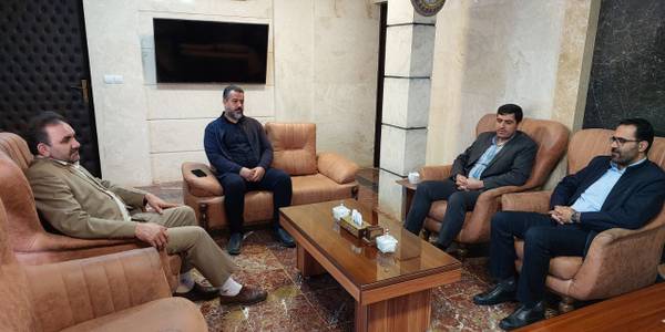 دیدار مدیرکل پدافند غیرعامل استانداری مرکزی با سرپرست فرمانداری شهرستان محلات .