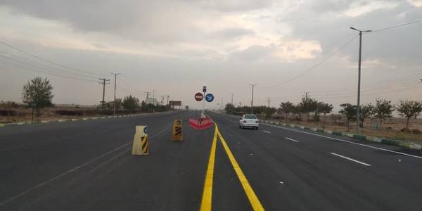 افتتاح بخشی از باند دوم مسیر مأمونیه تا زاویه