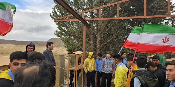 راهپیمایی روز ۱۳ آبان ۱۴۰۲ روستای علیشار بخش خرقان