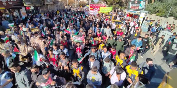 راهپیمایی همبستگی و حمایت از مردم و کودکان مظلوم غزه