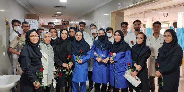 تجلیل از مقام پرستار توسط مسئولان شهرستان ساوه