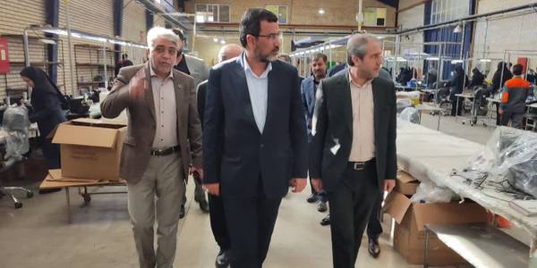 حضور معاون وزیر صنعت، معدن و تجارت در شهر صنعتی کاوه