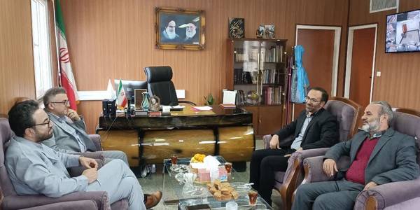 دیدار مدیرکل اموال تملیکی استان با فرماندار شهرستان تفرش