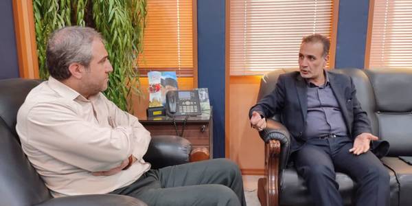 دیدار  عباسی، مدیرعامل شرکت آب و فاضلاب استان مرکزی با مهدی الیاسی معاون استاندار و فرماندار ویژه شهرستان ساوه