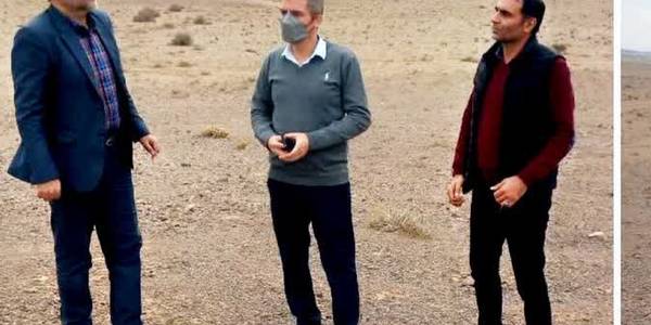 بازدید از اراضی ملی بخش زاویه