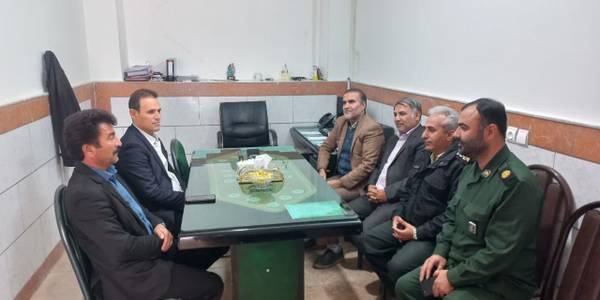 دیدار با فرمانده حوزه مقاومت بسیج ولیعصر (عج)شهر زاویه به مناسبت هفته بسیج