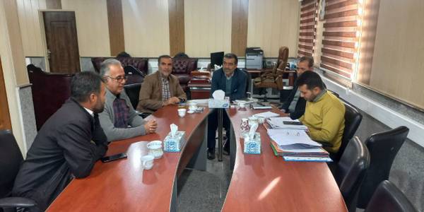 جلسه پیگیری مطالبات شورای بخش زاویه
