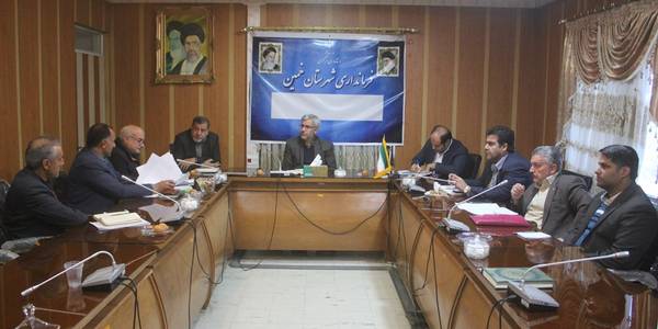 جلسه هماهنگی گازرسانی به پردیس تحقیقات لوبیای شهرستان خمین برگزار شد