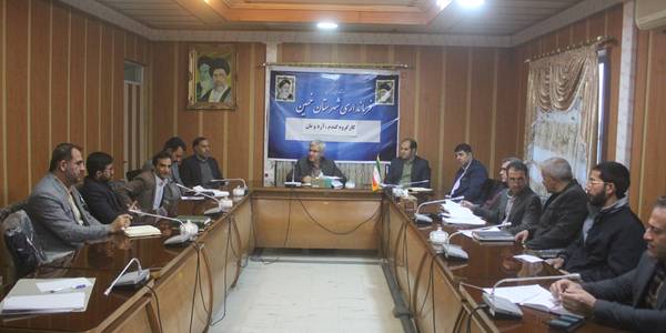 نهمین جلسه کارگروه گندم ، آرد ونان شهرستان خمین در سال 1402 برگزار شد