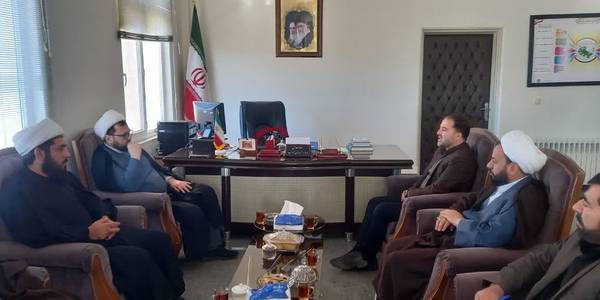 دیدار مدیرکل تبلیغات اسلامی استان با فرماندار شهرستان خنداب