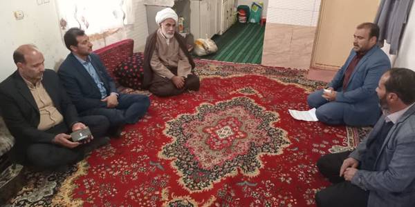 دیدار با خانواده مددجوی تحت پوشش کمیته امداد روستای مزرعه نو