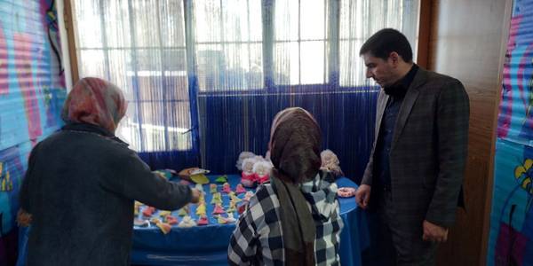 بازدید از مرکز آموزش توانبخشی حرفه ای دختران معلول بالای ۱۴ سال (مرکز فرشته های آسمانی )