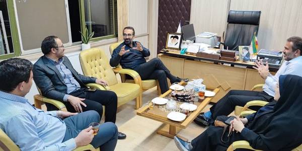 دیدار معاون سیاسی، امنیتی و اجتماعی با رئیس دانشگاه تفرش