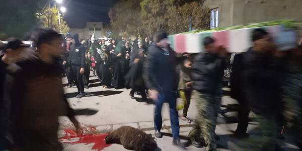 استقبال شکوهمندانه مردم متدیّن بخش زاویه از شهدای گرانقدر گمنام