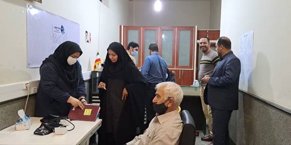 برگزاری پویش غربالگری قندخون و فشار خون