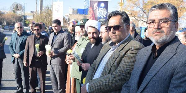 پیکر مطهر پنج شهید خوشنام وارد شهرستان محلات شد.