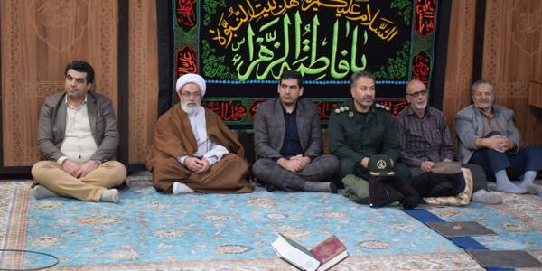 مراسم شبی با شهدا درمسجدالقائم (عج) شهر محلات