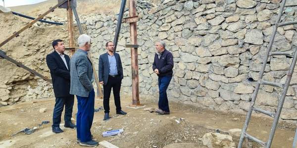 بازدید فرماندار از روستای هفتان