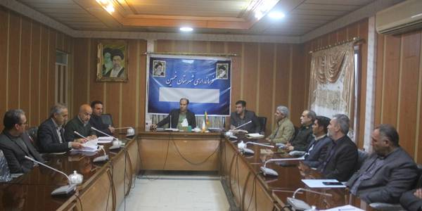 چهارمین جلسه کمیسیون پیشگیری از ساخت و ساز غیر مجاز در شهرستان خمین در سال 1402 برگزار شد