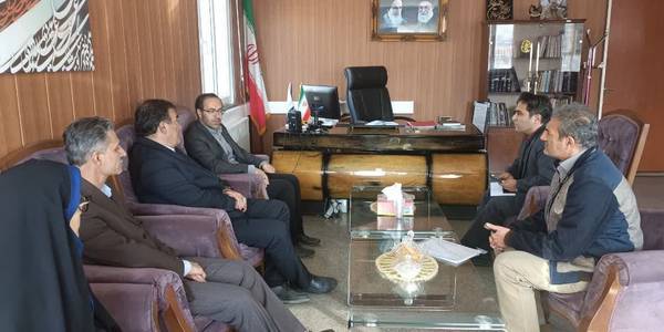 دیدار مدیرعامل شرکت شهرک‌های صنعتی استان با فرماندار