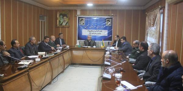 پنجمین جلسه کمیسیون پیشگیری از ساخت و ساز غیر مجاز در شهرستان خمین در سال 1402 برگزار شد