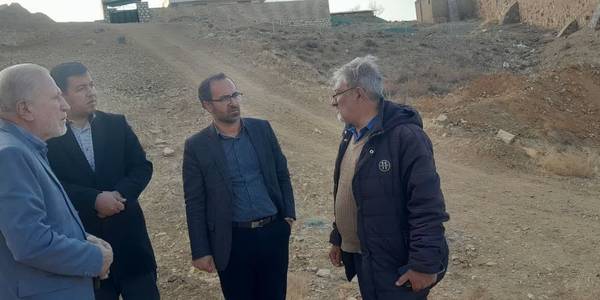 بازدید فرماندار از روستای بازرجان و مشهد بازرجان