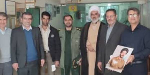 تقدیر از مقام شامخ شهید شاخص  ثبت احوال شهرستان زرندیه شهید قوام الدین سرمدیان