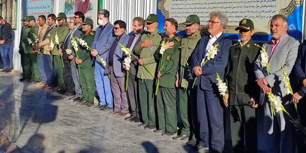 گلباران مزار شهدای مدافع حرم