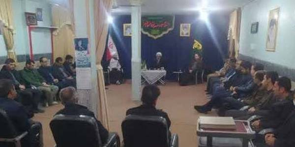 مراسم بزرگداشت چهارمین سالگرد شهادت سردارسلیمانی و جلسه درس اخلاق مدیران ادارات شهرستان خنداب