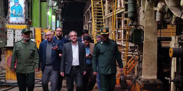 بازدید و بررسی میدانی از شرکت کاغذ سازی کاوه