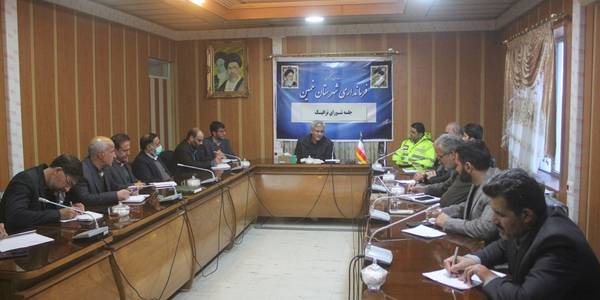 دهمین جلسه شورای ترافیک شهرستان خمین در سال 1402 برگزار شد