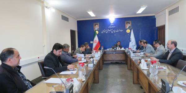 برگزاری جلسه شورای نامگذاری استان.