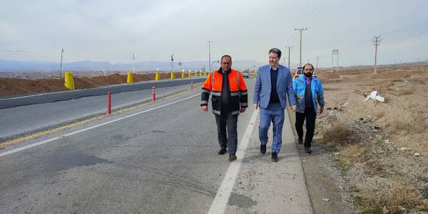 عملیات اجرایی تقاطع غیر همسطح جاده سد الغدیر با محور قدیم ساوه _ غرق آباد