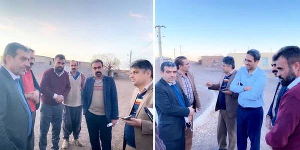 بازدید  از روستاهای دارای مشکل آنتن دهی و اینترنت بخش زاویه جهت بررسی و رفع مشکل