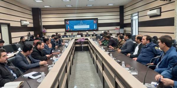 جلسه شورای اداری شهرستان خنداب با حضور طالبی مدیر کل روابط عمومی استانداری مرکزی