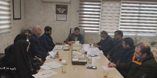 دیدار کارشناسان دفتر امور سیاسی، انتخابات و تقسیمات کشوری با آقازیارتی فرماندار شهرستان فراهان