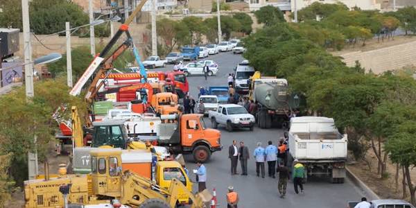 مانور «لحظه صفر» مدیریت بحران در خمین برگزار شد