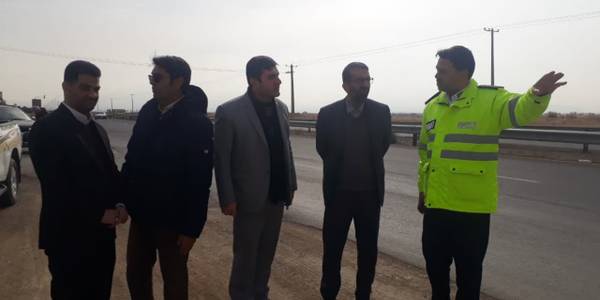 بازدید میدانی از محورهای مواصلاتی استان