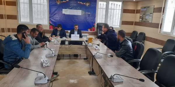 میز خدمت منابع آب شهرستان فراهان در شهر خنجین