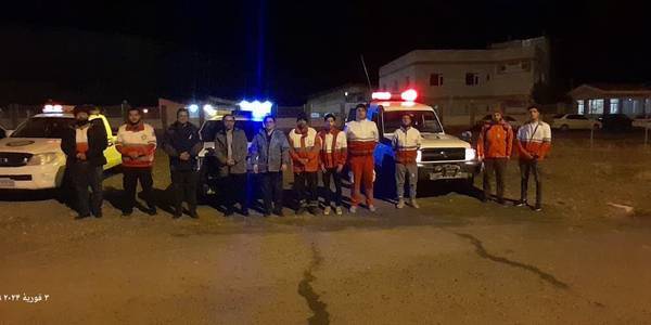 آماده باش جمعیت هلال احمر شهرستان پی وقوع زلزله