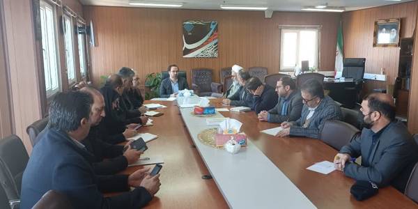 جلسه هماهنگی ستاد دیه شهرستان برگزار شد.