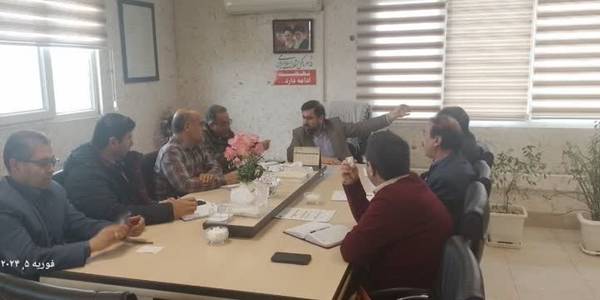 جلسه بررسی وضعیت آب شرب شهرستان