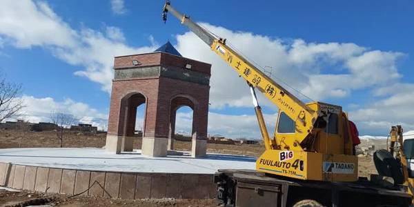 اجرای گنبد یادمان شهدای گمنام