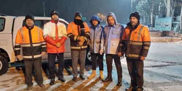 بازدید معاون برنامه‌ریزی و امور عمرانی فرمانداری در محورهای مواصلاتی شهرستان و رفع مشکلات