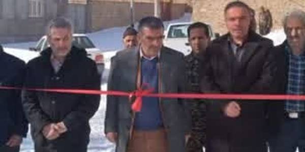 افتتاح پروژه سنگ فرش و جدول گذاری معابر روستای چلسبان