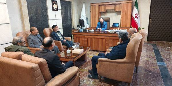 دیدار اعضای شورای بخش با سرپرست فرمانداری شهرستان محلات