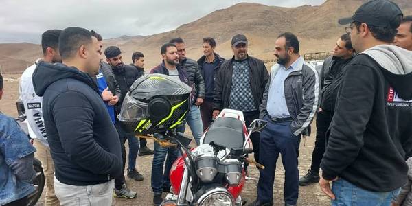بررسی میدانی سرپرست فرمانداری شهرستان محلات از پیست اروج هیات اتومبیل رانی و موتورسواری محلات